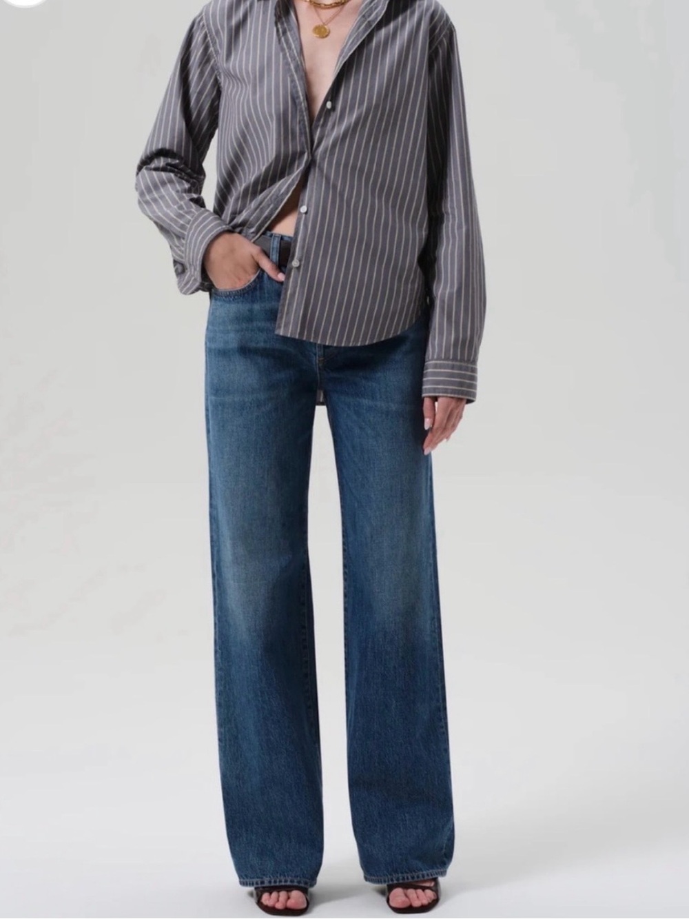 Citizens of Humanity Annina Drapey Trouser  Jean size 24 33.5” inseam in Sunland